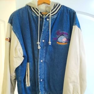 Disney Eeyore winter jacket. XL blue and tan